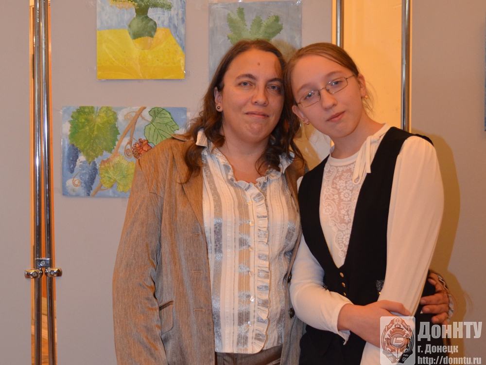 А. Стародубцева с мамой Оксаной Николаевной