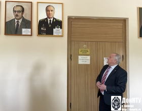 Открытие портрета Ю. Ф. Булгакова в галерее выдающихся учёных ДонНТУ