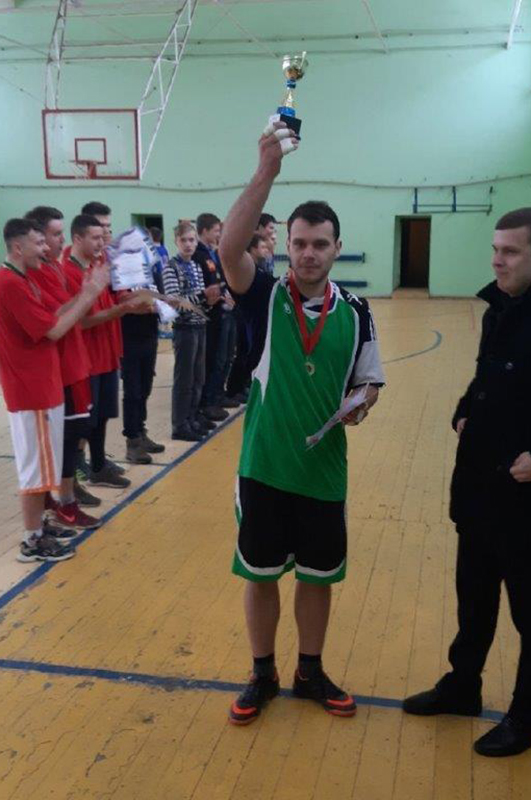 Виктор Фокша с Кубком победителя