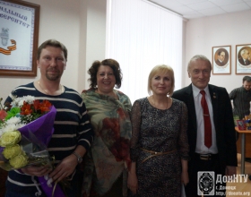 Слева направо: С. В. Иваница, И. Ю. Колюпанова, О. В. Кулькова, ректор К. Н. Маренич
