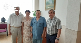Слева направо Г. В. Доценко, Н. Е. Губенко, В. Н. Павлыш и О. И. Федяев